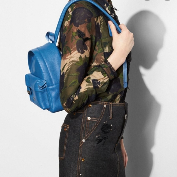 Coach 1941 black denim size 8 mini skirt 86958 - Picture 1 of 8